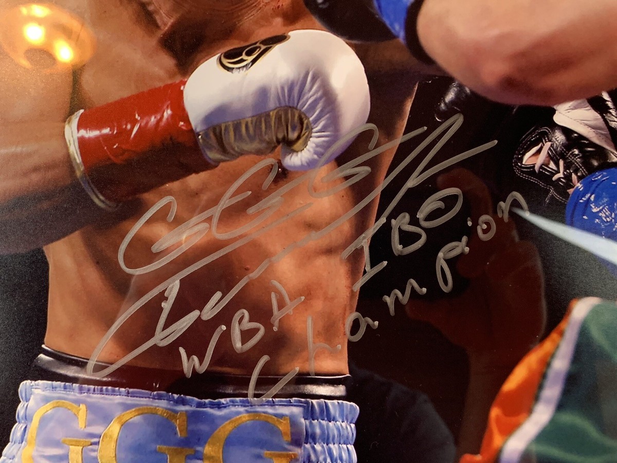 Guaranteed Authentic World Champion Boxer GGG Signed Print