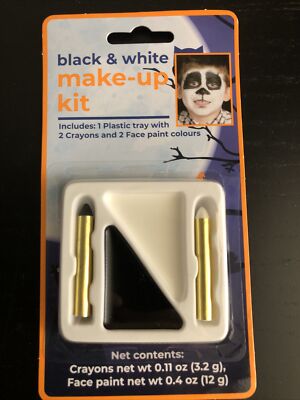 Black and White Make-up Kit, Halloween Cosmetics (NEW)
