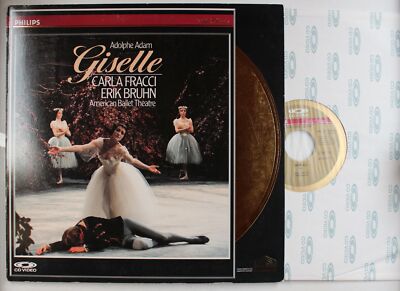 Adolphe C. Adam Giselle Ger 12inch Video CD Carla Fracci Erik Bruhn