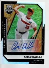 2021 Elite Extra Edition Signatures Prime Numbers B #121 Chad Dallas 2/71