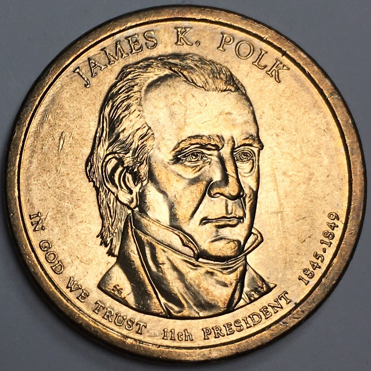 2009P United States James K. Polk Dollar Coin Circulated KM452