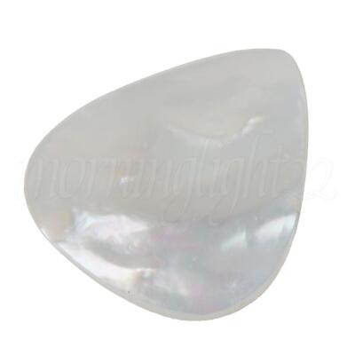 30 x 26 x 1.2 mm Guitar Picks Acoustic Electric Picks White Seashell | eBay