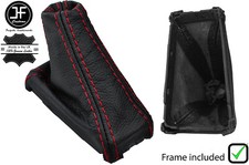 ROT NAHT LEDER AUTOMATISCH SCHALTSACK+KUNSTSTOFFRAHME F?R SUZUKI KIZASHI 10-16