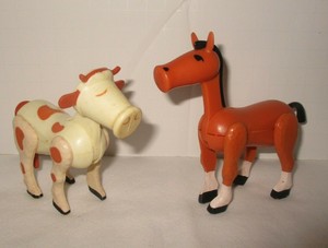 fisher price farm animals vintage