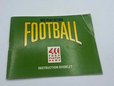 Nintendo NES Play Action Football Original Replacement Manual Only