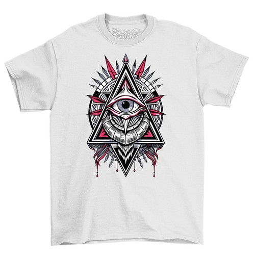 Camiseta Gothic_62 Illuminati Eye - ¡Divertida y Misteriosa! Diseño unisex, perfecto para - Imagen 5 de 46