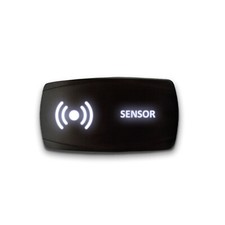 SENSOR - Horizontal LED Rocker Switch 5 Pin Dual Light 20A 12V ON / OFF