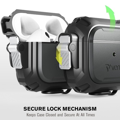 Vena vArmor Apple AirPods 3rd Generation Protective Carabiner Lock Charging Case - Picture 4 of 7