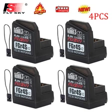 4PCS Flysky FGR4S V2 Receiver 2.4G 4CH for FS-Noble NB4 PL18 Transmitter RC Car