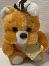 Dan Dee Teddy Bear Plush Stuffed Animal 1979  Gift Tag Vtg 1970s