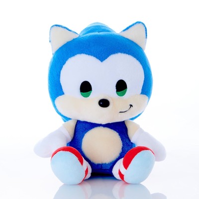 SEGA Fave SONIC & FRIENDS Plush Toy (M) Sonic Direct from JAPAN 