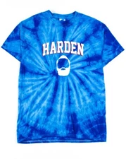 Tie-Dye James Harden Philadelphia 76ers Jersey Text Beard T-Shirt