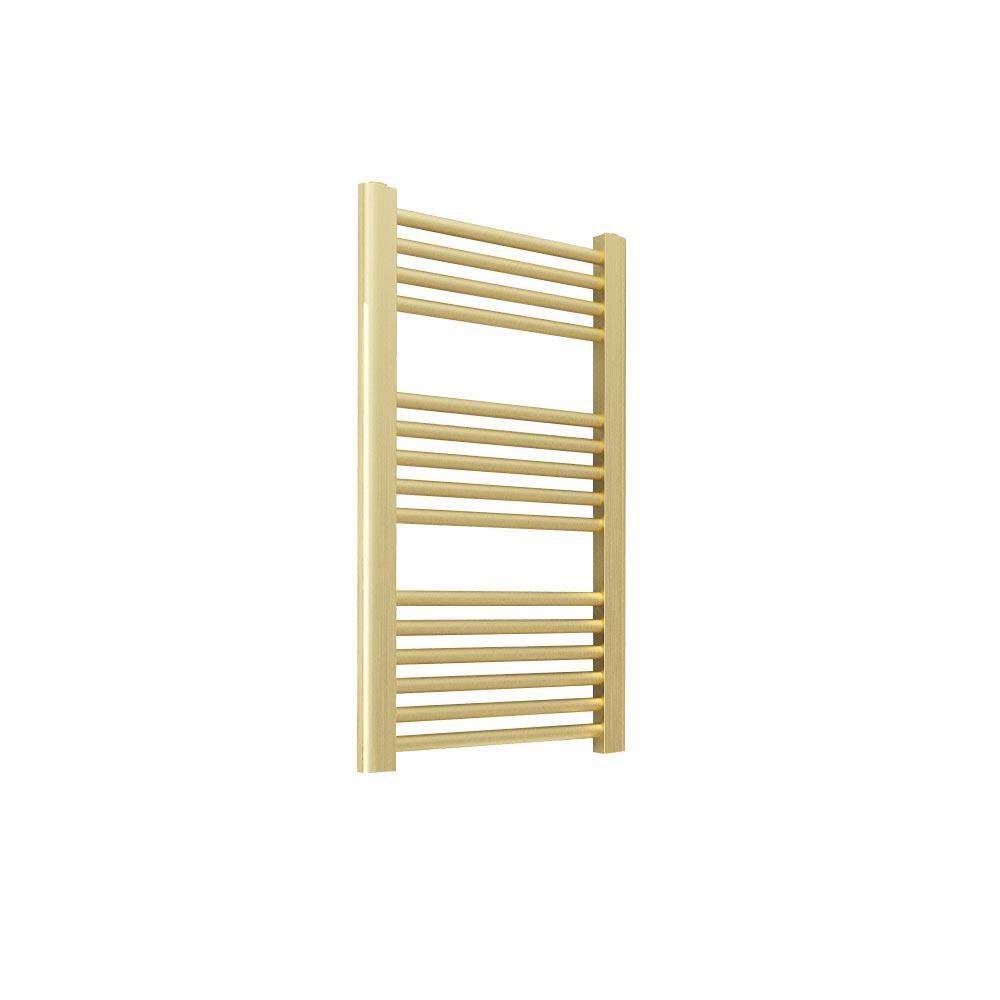 Brushed Brass Towel Rail Ladder Radiator Bathroom Heater Warmer 400mm x 800mm
