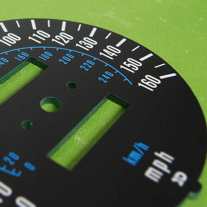 1979-82 Kawasaki kz1000 kz 1000 Speedo Speedometer Face Plate MPH