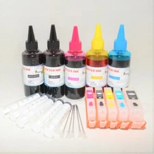5X100ML Dye refill Ink kit for Canon PGI-250 CLI-251 Cartridge A