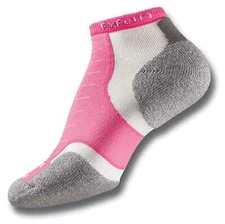 Thorlos Experia L111410 Womens Pink Coolmax One Pair Socks Size XS