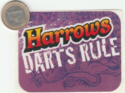 sticker. Sport. darts. HARROWS Darts