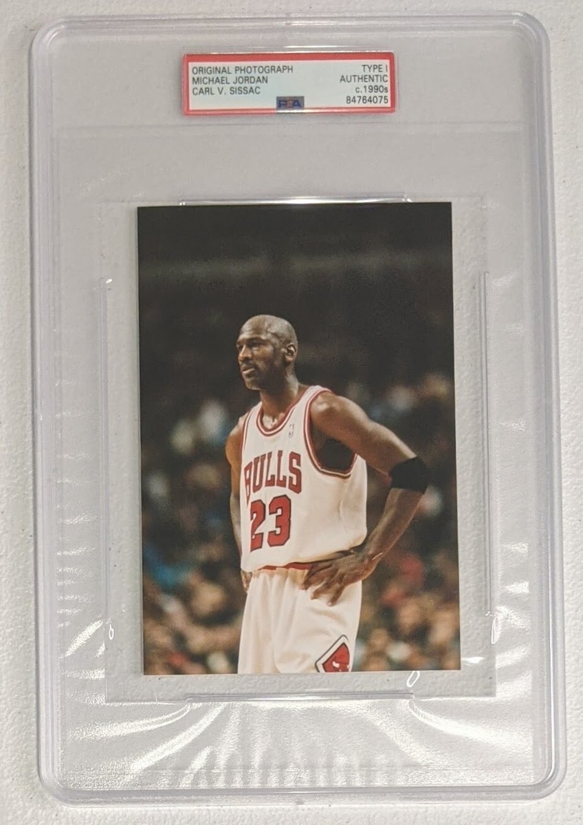 Michael Jordan w/ hands on hips - PSA Type 1 Original photo - Carl