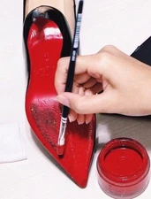 Ruby Red DIY Paint For High Heel Shoes Make Your Own Red Bottoms  👠