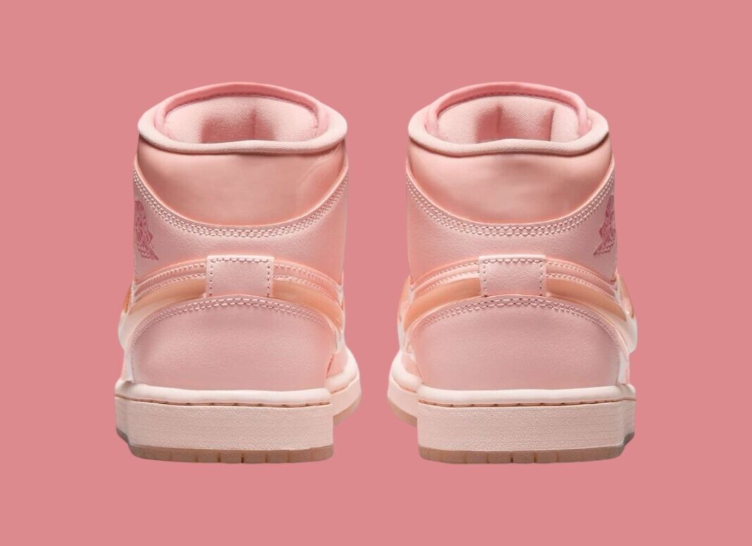 Nike Women's Air Jordan 1 Mid Valentines Day Pink White