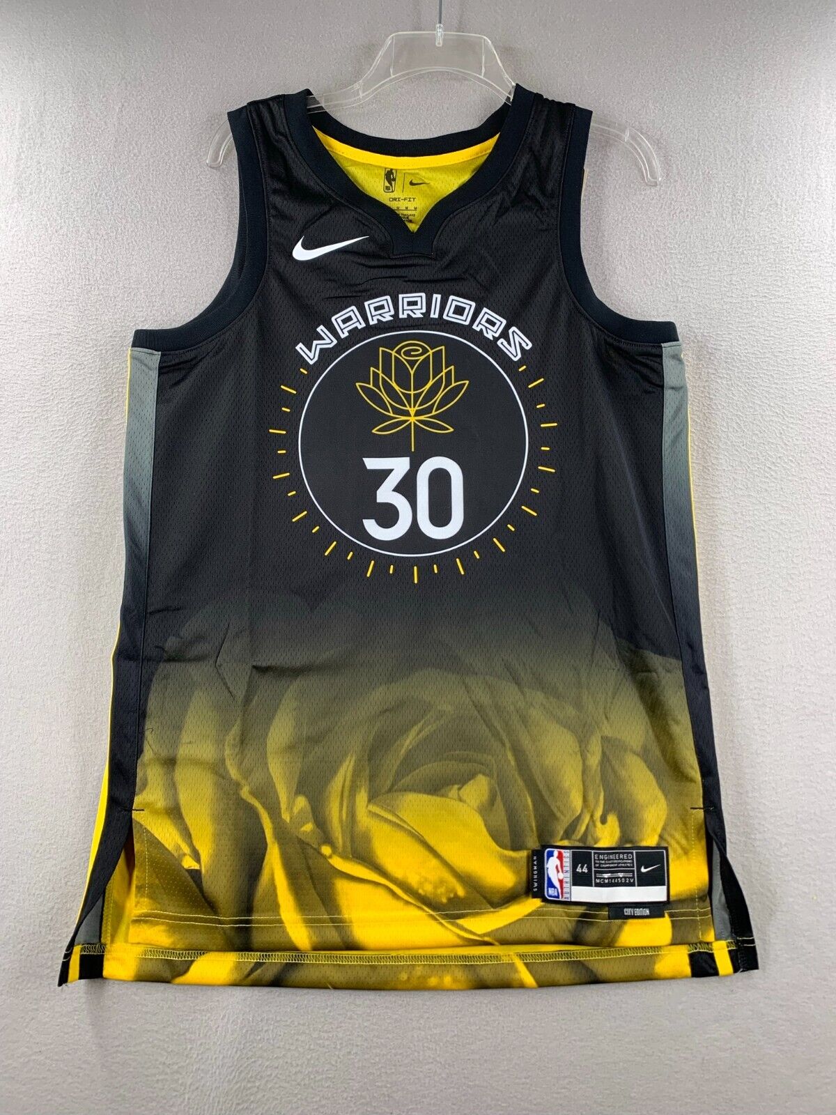 Youth Golden State Warriors #30 Stephen Curry Gray Statement Jersey