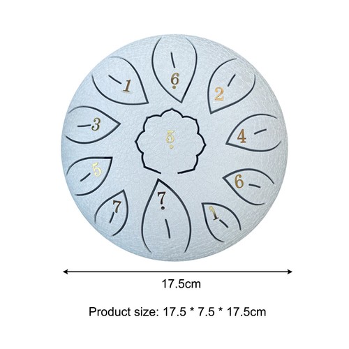 6-inch Hand Drum Tongue Instrument Ethereal Drum Kid Beginner Handheld Tank Drum - Bild 4 von 11
