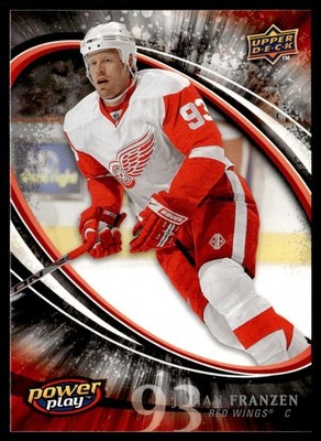 2008-09 Upper Deck Power Play Box Set Johan Franzen Detroit Red Wings #102