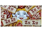 VINTAGE ZU ZU GINGER SNAPS PORCELAIN SIGN GAS STATION GROCERY STORE COOKIES