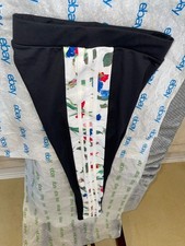 Women's Adidas AOP Print Multi-color Floral Black Leggings Size XS