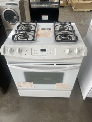 Frigidaire Gallery 30  Gas Range Front Control White NEW Open Box