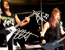 METALLICA Signed (JAMES HETFIELD) 8x10" Authentic Autograph with COA