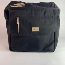 Jujube Backpack Black Diaper Bag w/ Many Pockets  Hanging Straps  Changing Pad