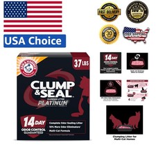 Rock Hard Clumping Cat Litter - 14-Day Odor Control for Multi-Cat Households