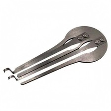 Metall Maul Harfe schlank vibrierend Schilf tragbar Mund Instrument Haken Ende