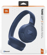 JBL Tune 520BT Wireless Bluetooth On-Ear Headphones Mic Call/Volume Blue