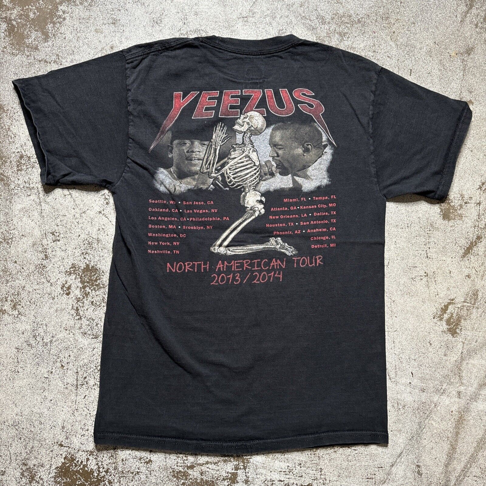 Kanye West Shirt Men's Black M Yeezus North American 2013/14 God Tour Shirt  thumbnail 2