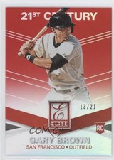 2015 Panini Elite 21st Century Red 13/21 Gary Brown #9 0f6