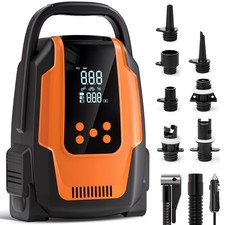 Electric Paddle Board Pump, 50PSI High Pressure Portable SUP Air Pump with Au...