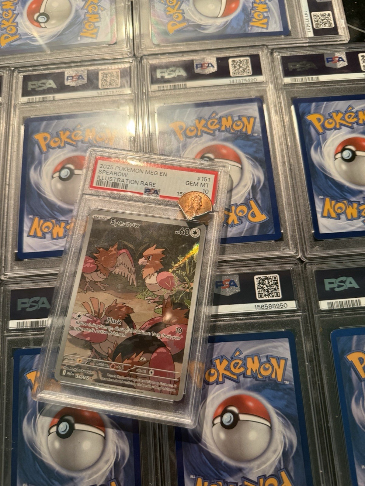 Spearow 151/132 - Me01: Mega Evolution Holo (PSA 10)