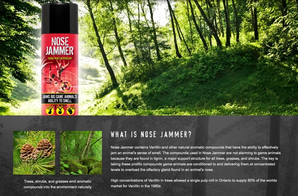 Nose Jammer Hunting Kit with Spray Body Wash Deodorant and Wipes 4 Pack - Image 2 of 4