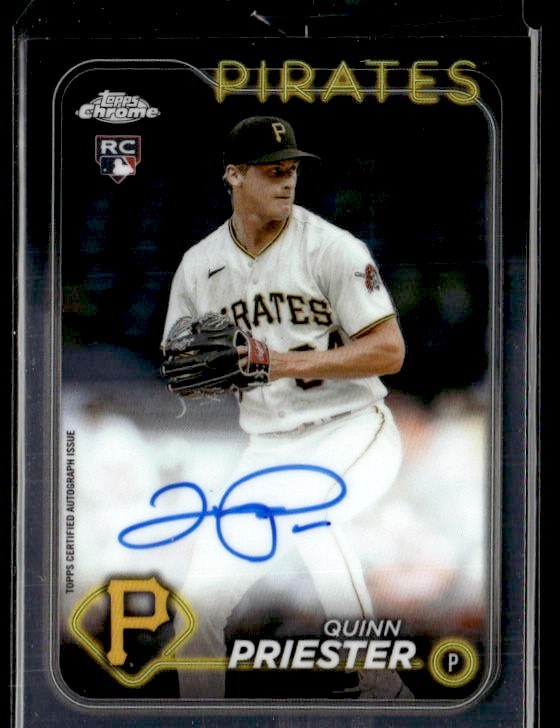 L77,407 - 2024 Topps Chrome Rookie Autographs #RAQP Quinn Priester Auto