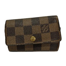 LOUIS VUITTON Multicles 6 N62630 Ebene Damier CT0094 Key Case Damier Canvas