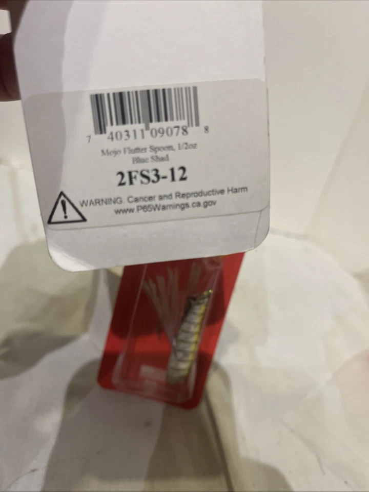 (2) Nichols приманки Mojo ложка Bombshell Shad / синий Shad цвета 1/2 унц лот из 2 - Изображение 4 из 4