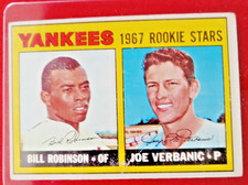 1967 Topps Baseball Card #442 YANKEES Rookie Star Bill Robinson Verbanic item 2. rookie card picture