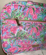 Lilly Pulitzer Make-up-Tasche – Großes Reise-Kulturbeutel Mit Reißverschluss, Limonade-Design