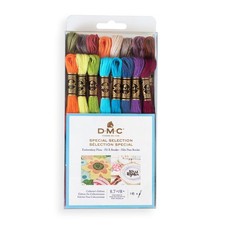 DMC Embroidery Floss Special Selection Pack - 16 8.7 Yards, New Colors