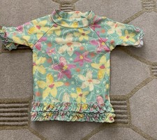 Ruffle Butts Swim Shirt Rash Guard Girl 18-24M