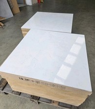 White Porcelain Tiles with a Grey Tint and Subtle Grey Marble Effect 59x59 30sqm