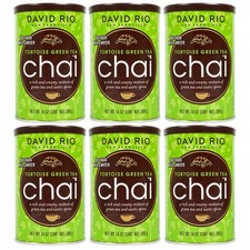 David Rio Tortoise Green Tea Chai Tee 6x398g