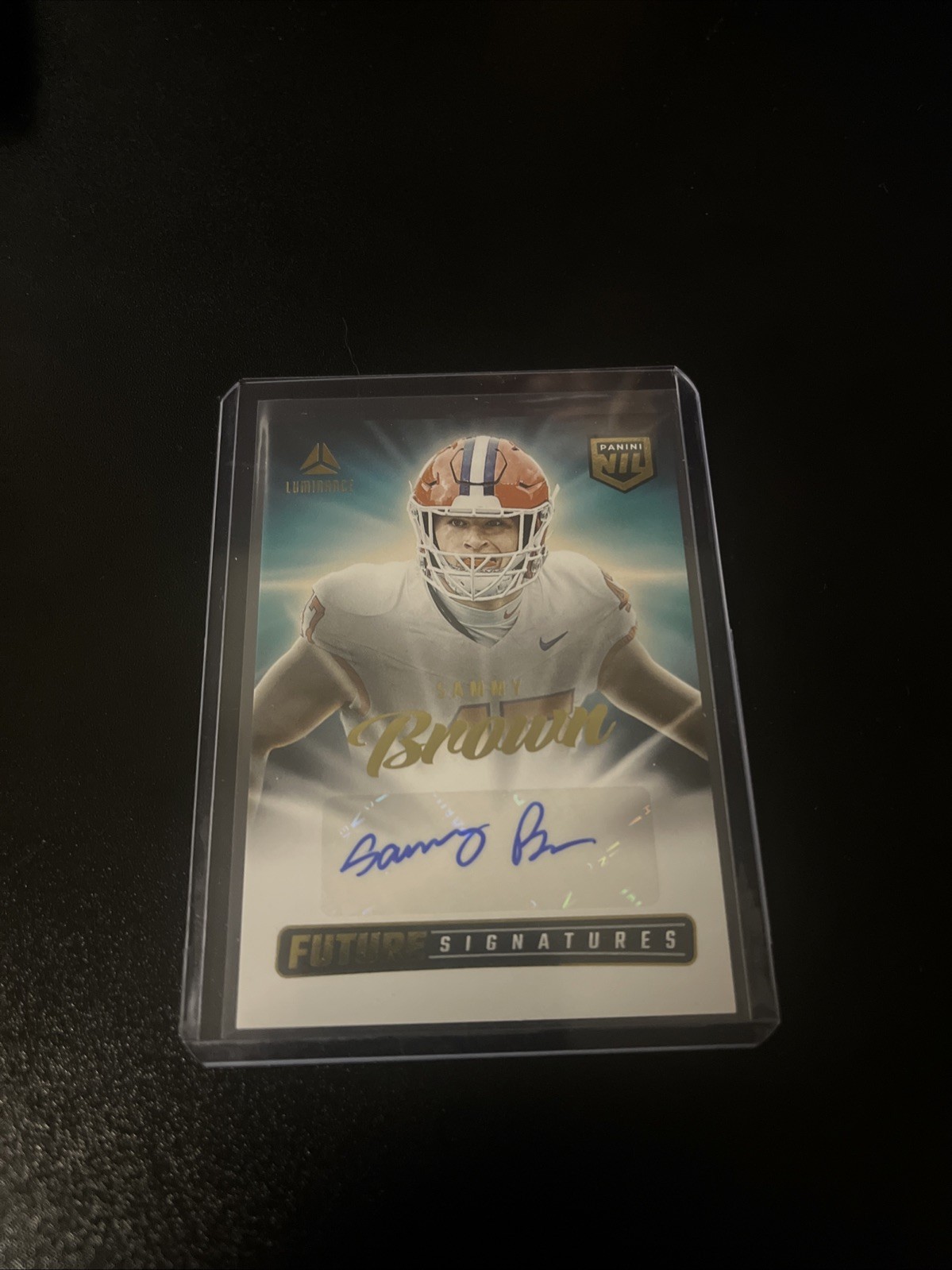 2025 Luminance NIL Gold Future Signatures Sammy Brown Auto #NIL-SBN